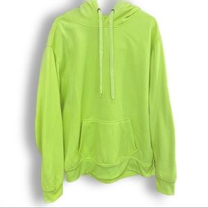 Men’s Bronze Eagle Neon Yellow Hoodie XXL